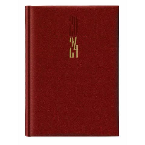 Agenda 2026 Settimanale 17x24 cm Gommato rosso 26-054800403C